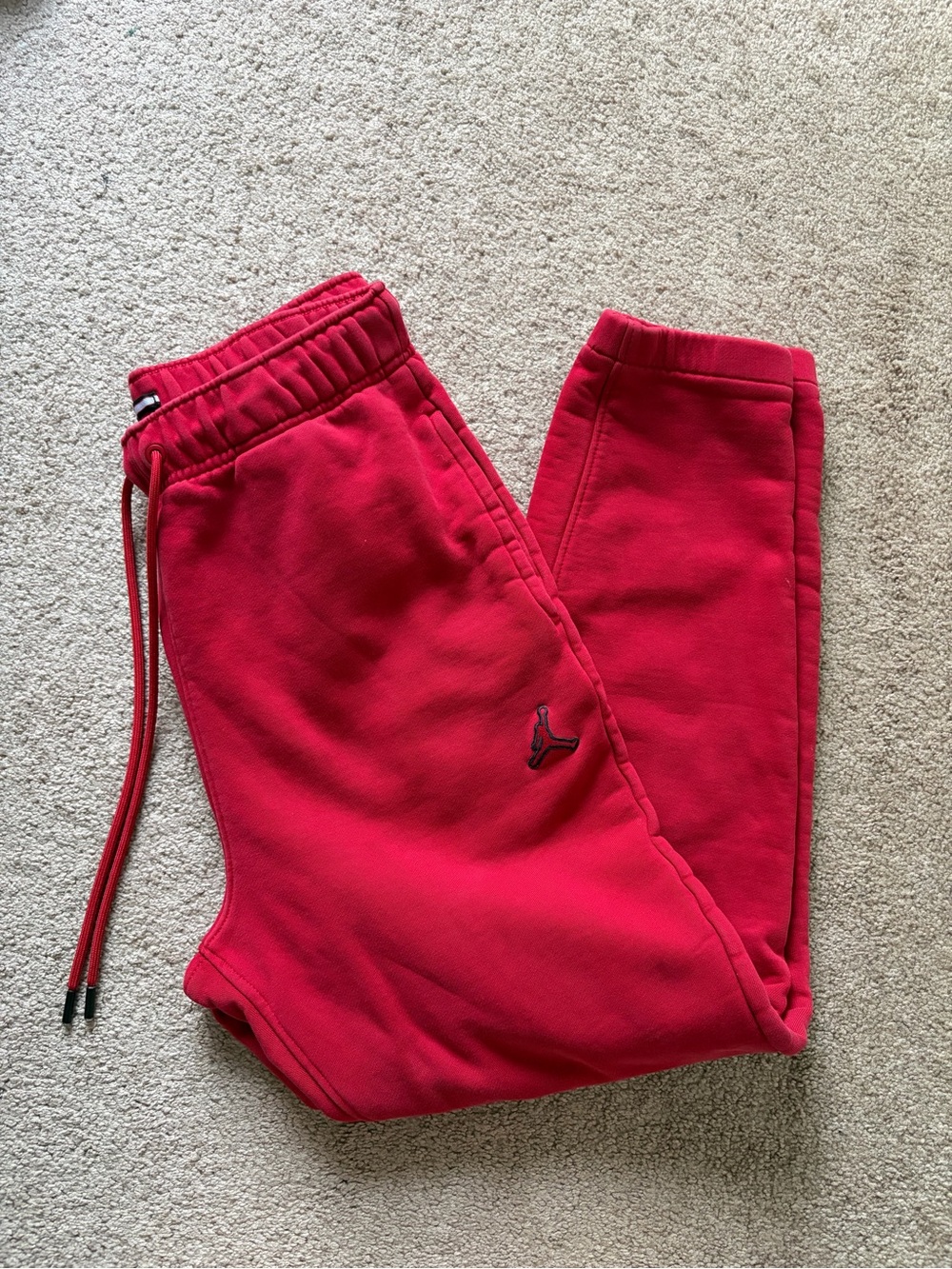 🦋 JORDAN - Red Medium Men’s Sweat Pants